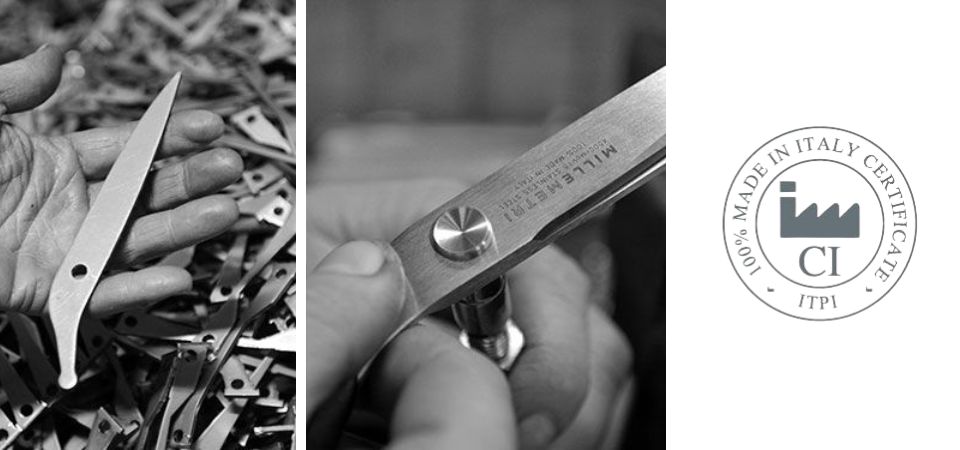 Doskonałe włoskie nożyczki krawieckie Millemetri możesz zamówić w naszym sklepie SZYJ.PL