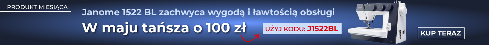  Maszyna do szycia JANOME 1522DG, fig. 1 