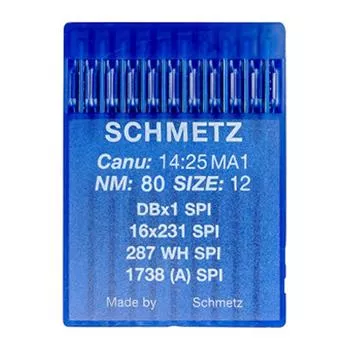  Igły Schmetz 16x231 do stebnówek do szycia tkanin - różne grubości, fig. 1 