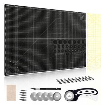  Zestaw akcesoriów do krojenia i cięcia TEXI CRAFT BLACK (90 x 60 cm), fig. 1 