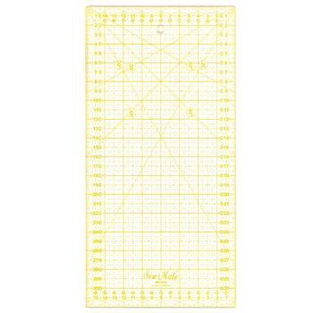  Linijka do patchworku i quiltingu (16 x 32 cm), żółta, fig. 1 
