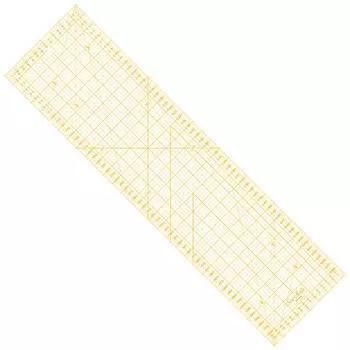  Linijka do patchworku i quiltingu (16 x 60 cm) żółta, fig. 1 