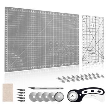  Zestaw akcesoriów do krojenia i cięcia TEXI CRAFT GRAY (45 x 30 cm), fig. 1 