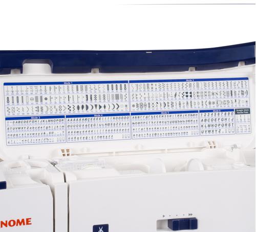 Dostępne programy ściegowe z maszyny do  szycia Janome Skyline S5 AE