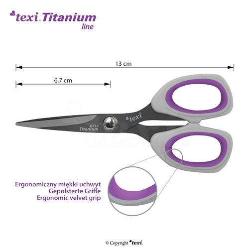  Nożyczki Titanium krawieckie (21cm+13cm, tytanowe ostrza), fig. 11 