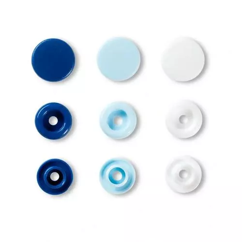  Napy plastikowe Prym Love - białe, błękitne, niebieskie 30 szt., fig. 2 