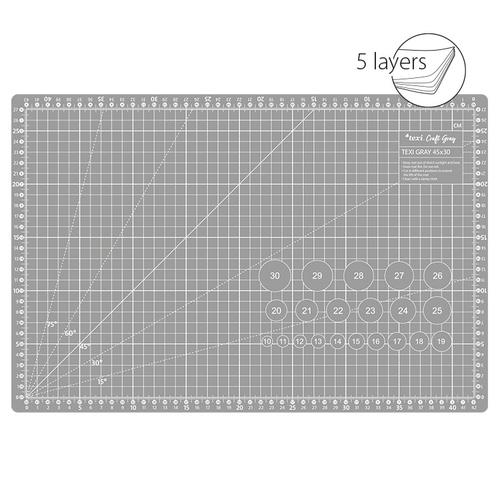  Zestaw akcesoriów do krojenia i cięcia TEXI CRAFT GRAY (45 x 30 cm), fig. 4 