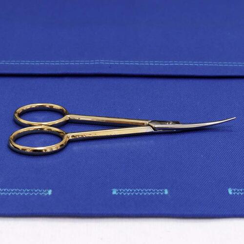  Nożyczki hafciarskie Madeira, zagięte końcowki, fig. 3 